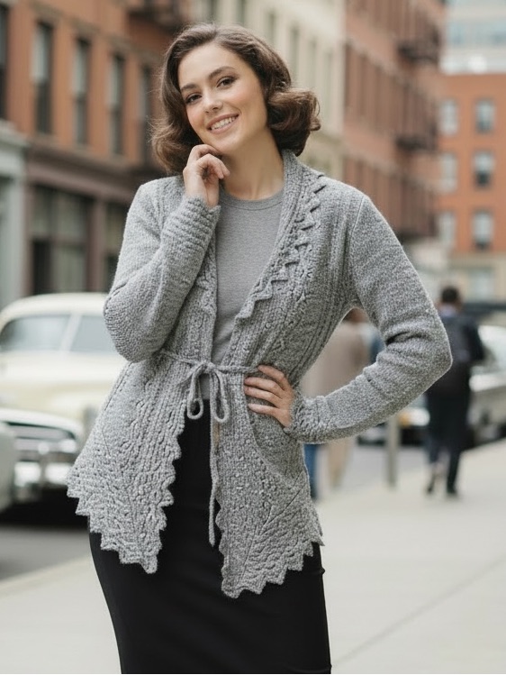 Jean Paul Gaultier Alpaca Cardigan, Size Small, Euc